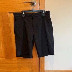 Banana Republic Men's Black Flat Front Shorts